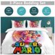 thumbnail image 5 of Super Mario 3-Piece Comforter Set for Bedroom Super Mario Bedding Set for Kids Adults Soft Microfiber Duvet Cover Set with Zipper Closure, 5 of 5
