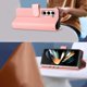 thumbnail image 2 of Funda Cartera para Samsung Galaxy Z Fold 6 Tarjetero Soporte Magnético y Correa Rosa, 2 of 5