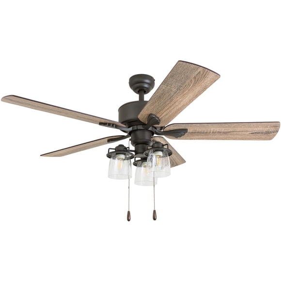 Ventilador de techo Prominence Home River Run 132 cm LED bronce