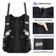 thumbnail image 5 of Bolsa de béisbol DAFISKY, mochila de softball para jóvenes y adultos, negra, 5 of 7