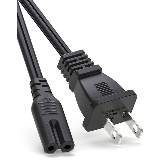 Cable de corriente alterna de 15 pies para PS5 PS4 PS3 Xbox One S/X TV Samsung