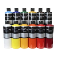 Set De Pintura Acrílica Chroma Chromacryl Premium 500 Ml (12 Colores)