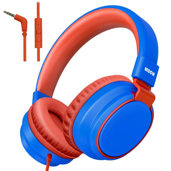 Auriculares MIDOLA Kids Volume Limited 85/110 dB con cable azul