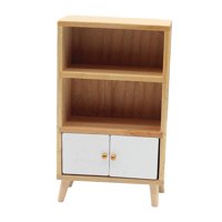 Bothyi - Mini Librería De Armario En Miniatura 1:12 Con Cajón Para Accesorios Fotográficos Escena De La Vida