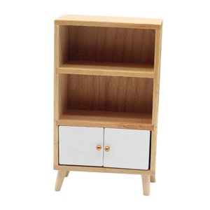 Bothyi - Mini Librería De Armario En Miniatura 1:12 Con Cajón Para Accesorios Fotográficos Escena De La Vida
