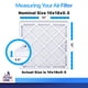 thumbnail image 2 of Filtro de aire Filter King 25x46x1,3 MERV 8, paquete de 4, 2 of 6