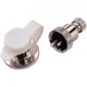 thumbnail image 1 of Conector eléctrico Sea Dog Line de 3 amperios, 4 pines, latón cromado, 1 of 1