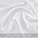 thumbnail image 3 of 24 Piezas De Seda Blanca De Satén Servilletas 17 X 17 Pulgadas Cuadrado Liso De Boda Servilletas De Cena De Satén Paño Servilletas De Mesa Servilletas Para Banquete Fiesta Decoración Del Re, 3 of 3