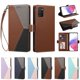 thumbnail image 5 of Cartera para Samsung Galaxy A02s en PU Tricolor, Funda con Solapa, Marrón, 5 of 5