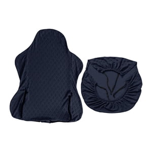 Magideal - Funda Protectora Elástica Para Silla De Ordenador, Suave, Transpirable, Antiarañazos, Antisuciedad Para Adultos, Silla De Videojuegos, Lavable Y Reuti Azul Oscuro