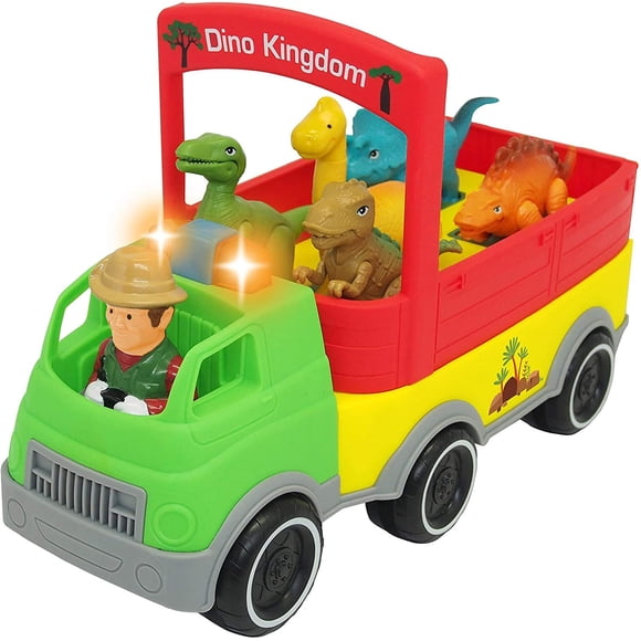 Camión Toy Kiddieland Dinosaur Safari con luces y sonidos