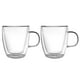 thumbnail image 1 of Set 2 Tazas de Vidrio Doble Pared 350 ml Simplit agua, 1 of 2