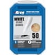 thumbnail image 1 of Tapones para agujeros de bolsillo KREG CAP-WHT-50 de plástico blanco, 50 piezas, 1 of 2
