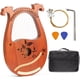 thumbnail image 1 of Lyre Harp INKNOTE Caoba con llave de afinación, 16 cuerdas de repuesto, 1 of 7