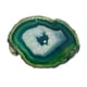 thumbnail image 3 of Colgante cristalino de la rebanada del cuarzo de 1piece 60-80m m ágata para el ornamento casero verde, 3 of 5
