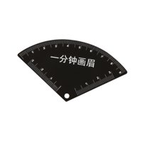 Magideal - Guía Simétrica Para Cejas Con Plantilla De Acero Inoxidable Diseño Innovador Y Fácil De Usar Perfecta Para Mujeres Que Buscan Precisión En Maquillaje Forma De Abanico