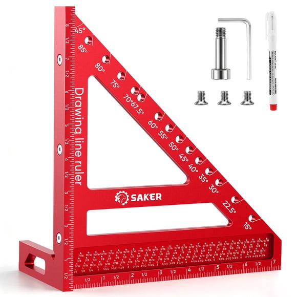 Escuadra Saker 3D MultiAngle 8.5 in de aluminio