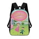 thumbnail image 1 of Pinkalicious y Peterrific-theme Backpack, Campus style schoolbag Bookbag with Adjustable Shoulder Straps And Large Zip Compartment, Unisex Travel Bags., 1 of 6