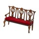 thumbnail image 5 of Silla De Madera Decorativa Para Casa De Muñecas A Escala 1:12 Para Niños Pequeños De 3 Años O Más, Niñas Y Niños, Silla De Tres Plazas., 5 of 5