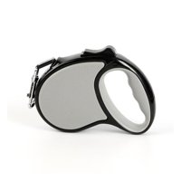 Total E-Commerce - Cuerda Retractil 5M Flexible Paseo De Perro Cachorro Gris