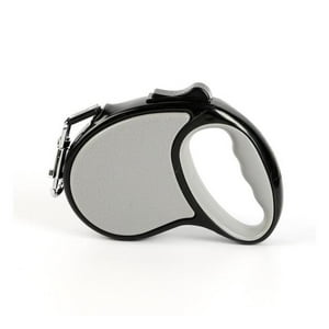 Total Click - Cuerda Retractil 5M Flexible Paseo De Perro Cachorro Gris