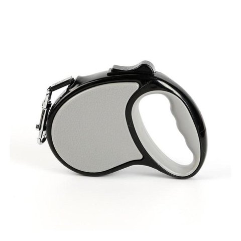 Total E-Commerce - Cuerda Retractil 5M Flexible Paseo De Perro Cachorro Gris