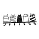 thumbnail image 4 of Perchero De Pared De Metal Con Forma De Gato Negro, Para Guardar Llaves Y Bolsos En La Entrada., 4 of 5