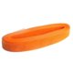 thumbnail image 4 of 50 yardas 2 pulgadas de ancho poliéster crin de caballo trenza naranja amarillo, 4 of 5