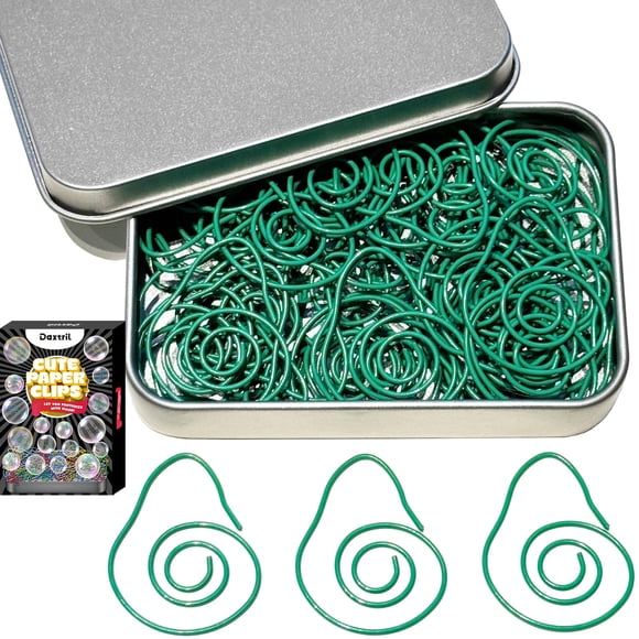 Clips De Papel Con Forma De Aguacate 60 Unidades Color Verde