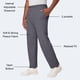 thumbnail image 3 of Pantalones deportivos Hanes Comfortsoft Ecosmart de forro polar para hombre, talla L, 3 of 7