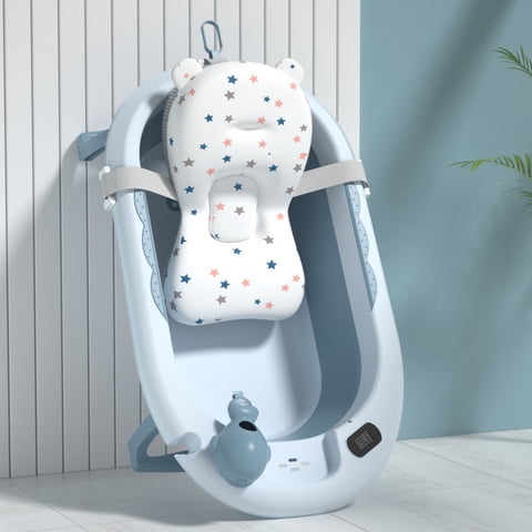 Voyage - Bañera Whale Blue Con Cojín Y Térmometro