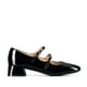 thumbnail image 1 of Zapatos Mary Jane Charol  Negro Taco Mujer Weide YL66, 1 of 8