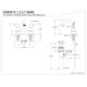 thumbnail image 2 of Grifo para baño Kingston Brass GKB5612NML Naples de 4" con instalación central, 2 of 2