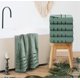 thumbnail image 4 of Juego de 4 toallas YRALY 69 × 137 cm algodón verde salvia, 4 of 8