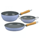 thumbnail image 1 of Set De 3 Sartenes Antiadherentes Family Cook Doral Turquesa, 1 of 3