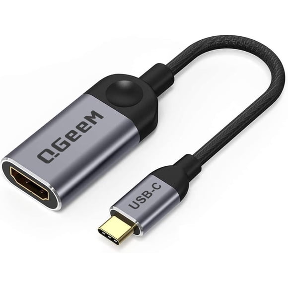 Adaptador USB C a HDMI, cable QGeem 4K para MacBook Pro/Air, etc.