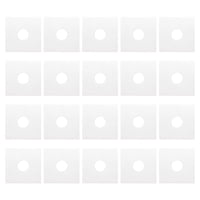 Bothyi - 20Pcs Registro De Vinilo Mangas Internas White Kraft Paper Registro Reutilizable Protector De 12 Pulgadas Cuadradas