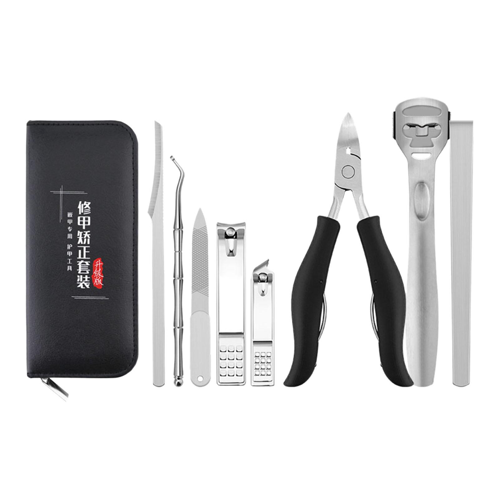 Magideal - Cortaúñas Para Uñas Pies, Herramienta De Atención De Pedicura, Alicates Para Uñas Pies De Pedicura De Material Acero Inoxidable Para Uñas Gruesas, , 8 Piezas