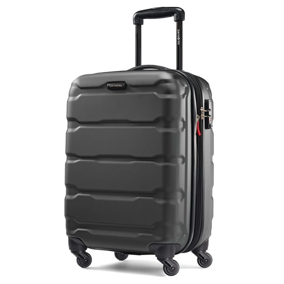 Maleta Samsonite Omni PC Hardside de 20 pulgadas, negra con giratoria