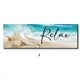 thumbnail image 1 of 1pc Relax and Soak in the Ocean with this Wooden Bathroom Wall Decor - Includes Seashell and Starfish Designs for a Beachy Vibe - Perfect for Bedroom, Entrance, and Bathroom Decor, 1 of 4