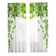 thumbnail image 1 of 2 Piezas De Cortinas De Ventana Semicortina De Hojas Verdes Para Ventana Dormitorio Estilo C, 1 of 3