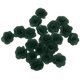 thumbnail image 3 of 20 piezas de seda rosa cabeza de la flor bud diy artesanía decoración de la boda verde oscuro, 3 of 5