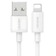thumbnail image 1 of Cable Usb Para iPhone 2.4 A Largo 1 Metro Usams Sj709 Blanco, 1 of 8