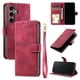 thumbnail image 5 of Funda Cartera para Samsung Galaxy S24 Plus Tapa con Ranuras, Soporte y Correa Rojo, 5 of 5