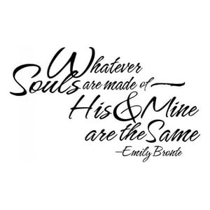 Rienda Libre Graphics - Decomural His And Mine Emily Bronte Love Ws-15620