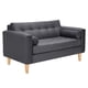 thumbnail image 2 of Sofa Retro 2c Felpa 05 Gris, 2 of 6