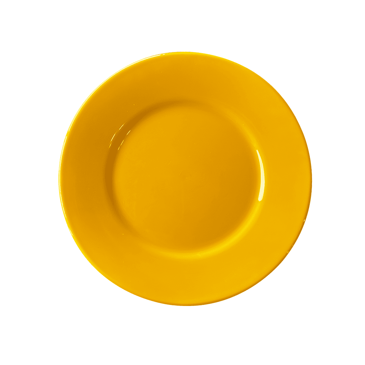 Gastroplast - Set De 6 Plato De Policarbonato Amarillo 15 Cm