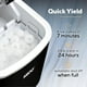 thumbnail image 2 of Máquina de hielo para encimera Igloo Premium, autolimpiante, 12 kg/24 h, 2 of 3