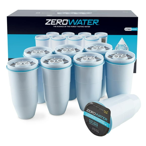 Filtro de repuesto ZeroWater 5-Stage 0 TDS, paquete de 8