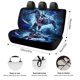 thumbnail image 2 of Venom-theme Car Rear Seat Covers Back Elastic Flexible Car Seat Covers Decorative Fits Most Cars 120x59x76cm, 2 of 6